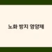 노화 방지 영양제 썸네일